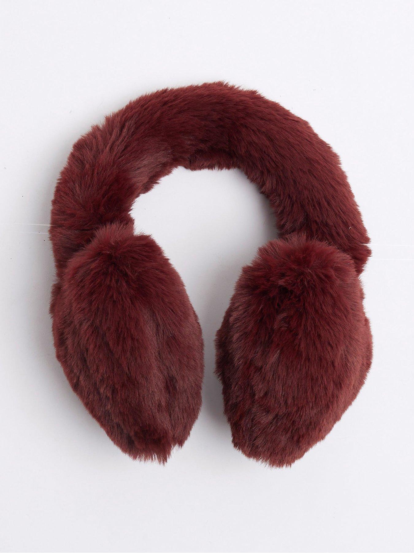 river-island-heart-fur-ear-muffs-dark-redstillFront