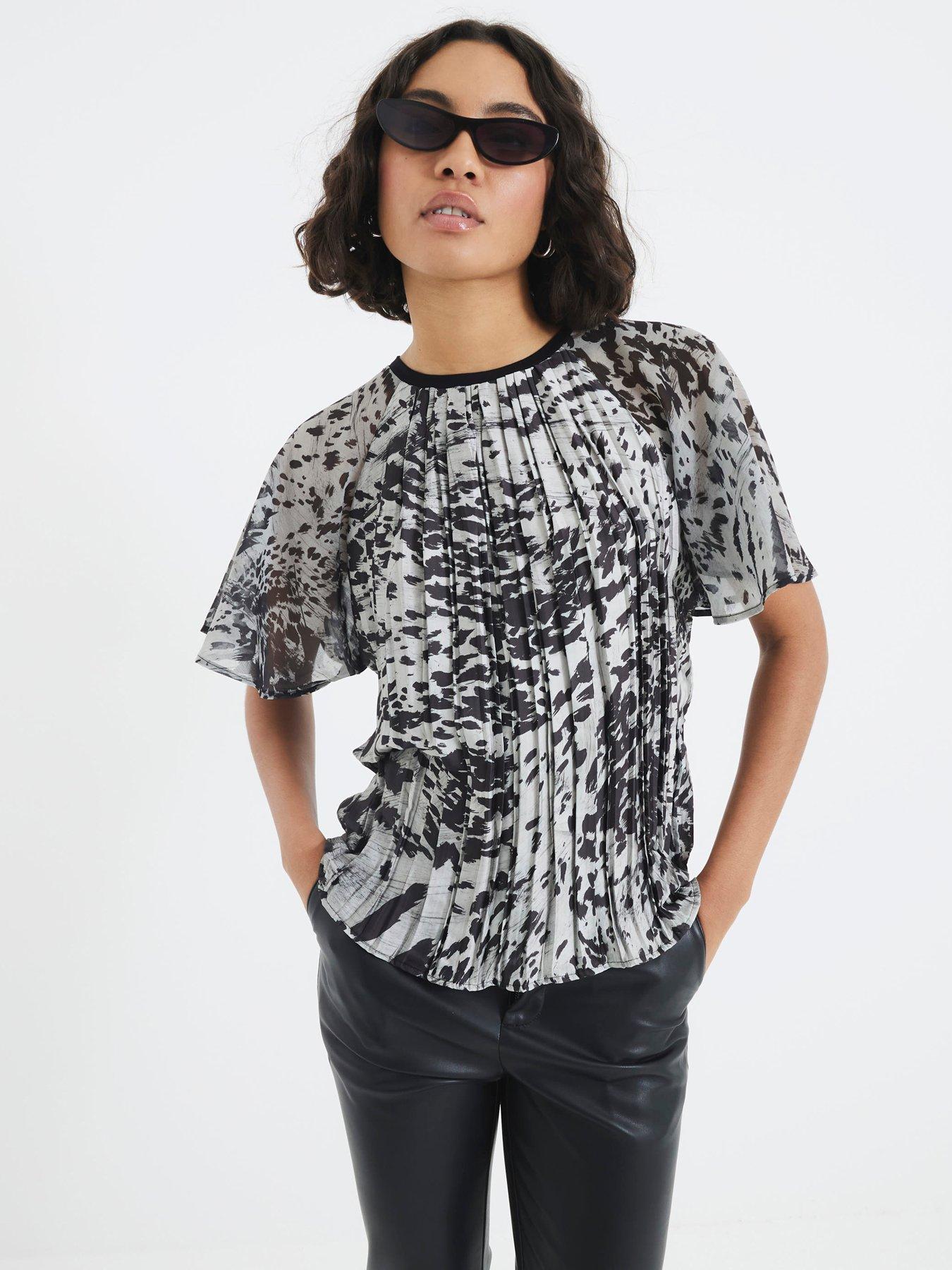 river-island-hybrid-crinkle-printed-top-grey