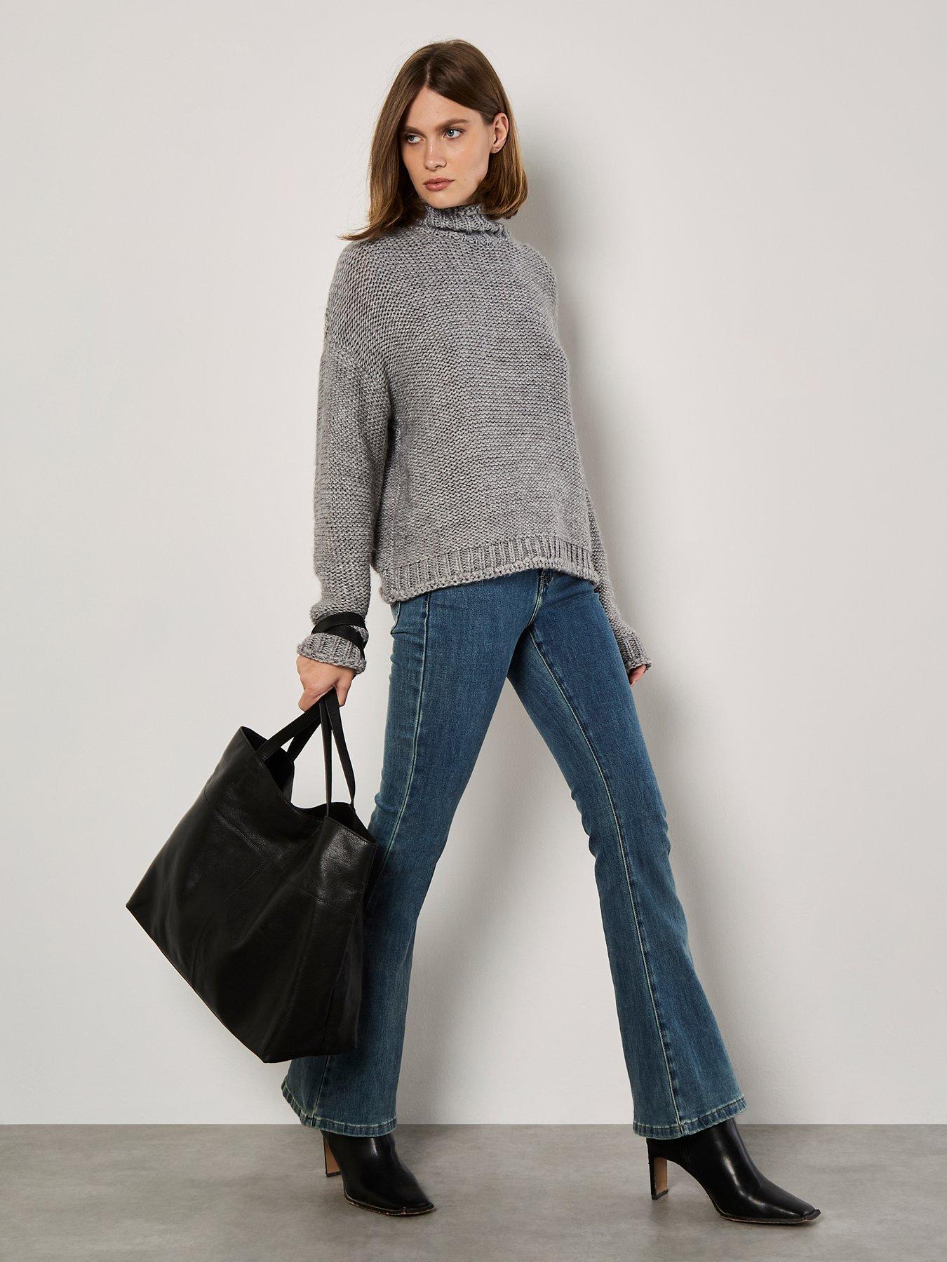 apricot-oversized-mock-neck-chunky-jumperback