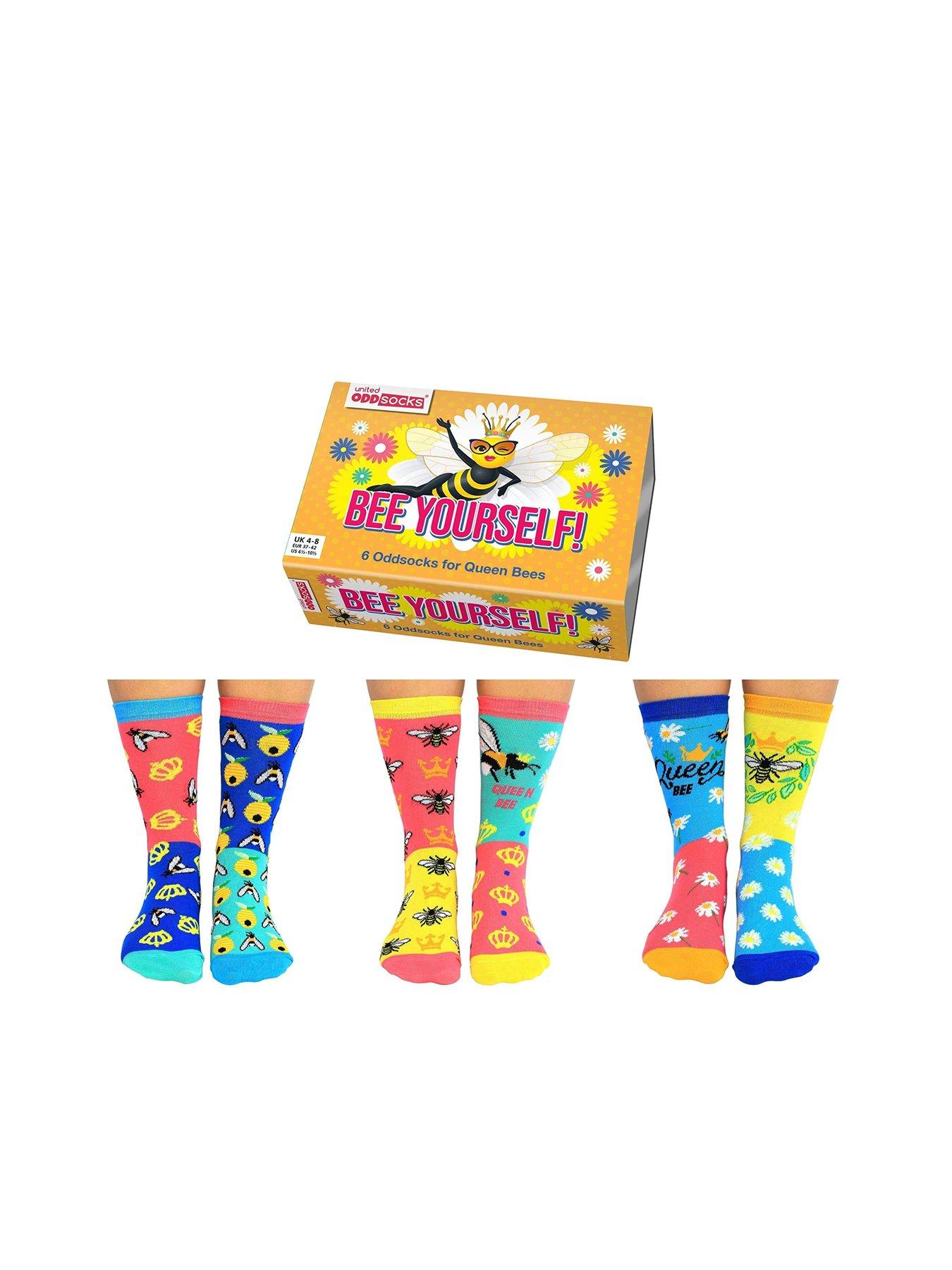 united-oddsocks-united-oddsocksladies-bee-yourself-multi