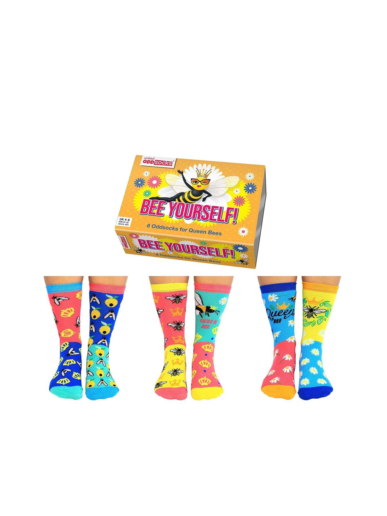 Image 1 of 3 of United Oddsocks Ladies Bee Yourself - Multi