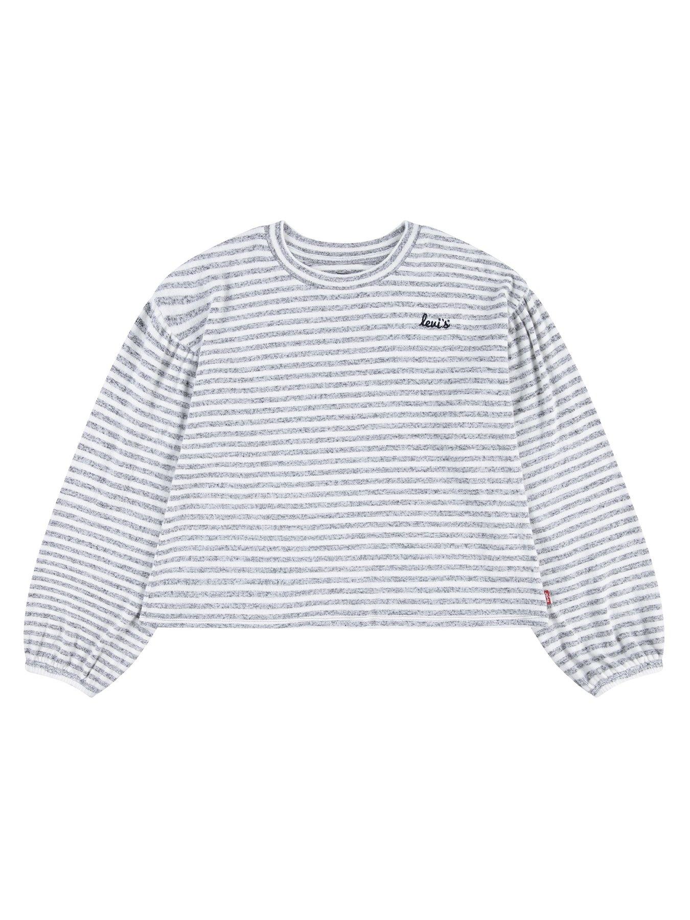 levis-girls-hacci-striped-long-sleeve-knit-top-grey