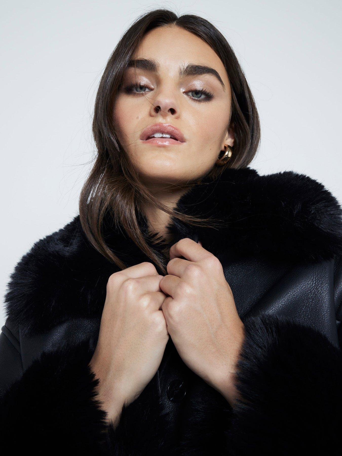 river-island-faux-fur-cuff-shearling-jacket-blackoutfit