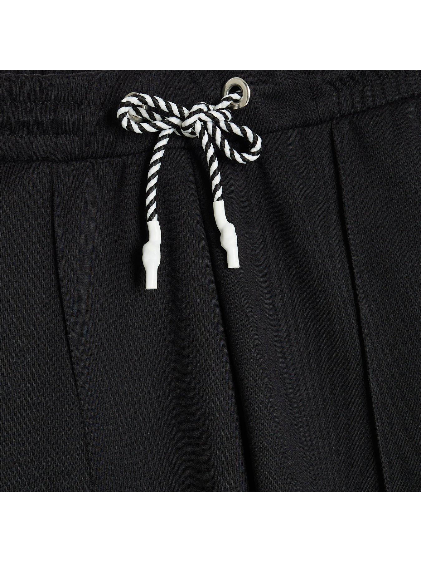 river-island-side-stripe-wide-leg-jogger-blackdetail