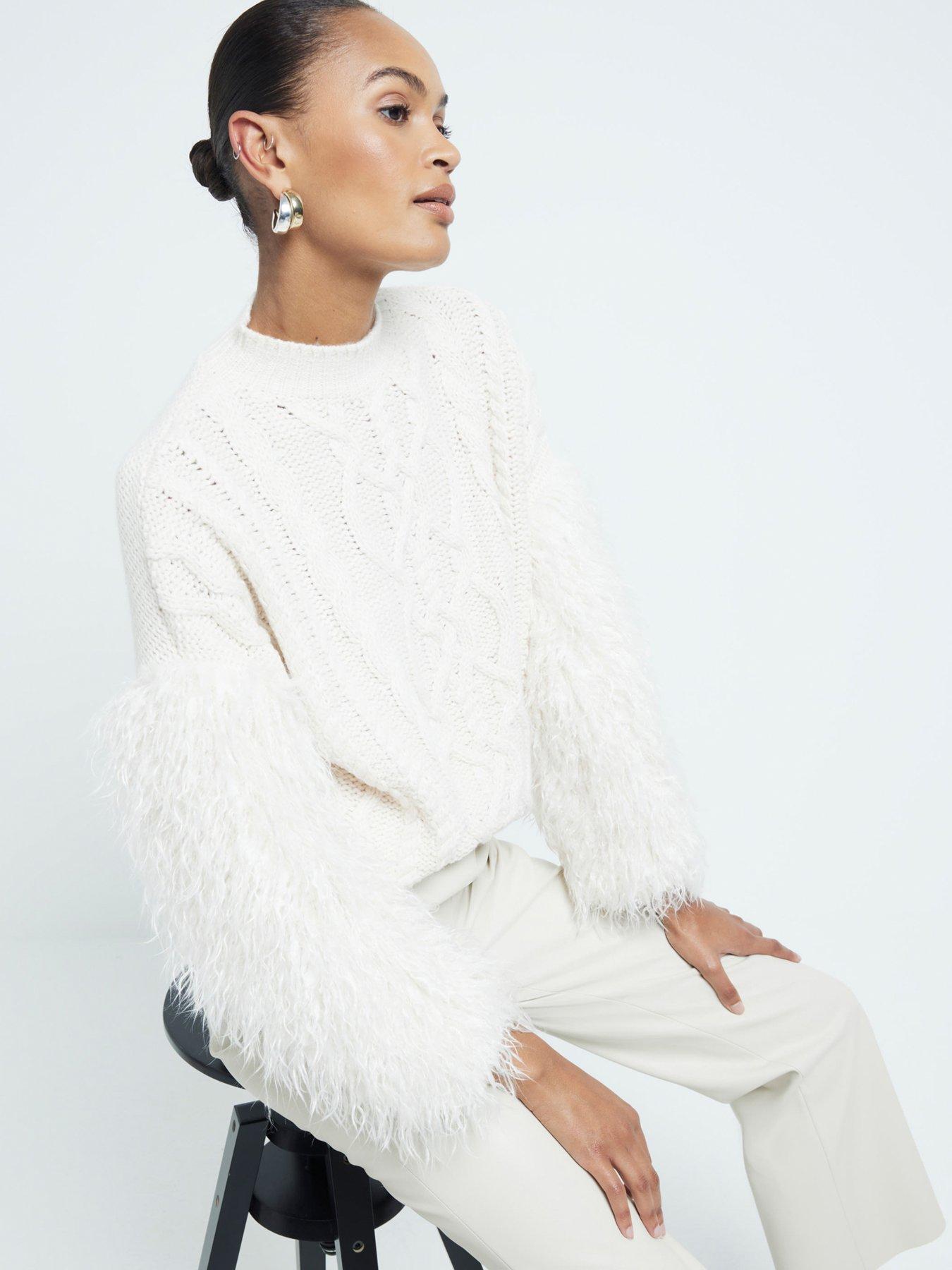 river-island-ultimate-faux-fur-sleeve-jumper-beige