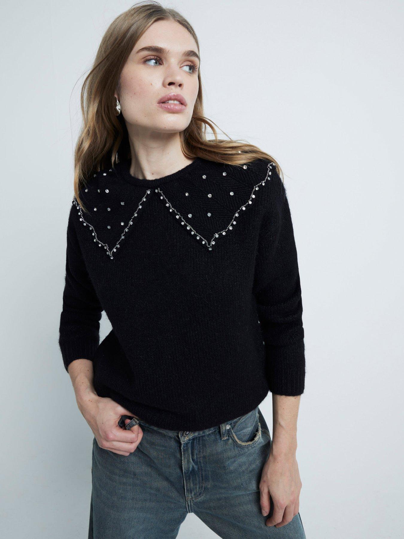 river-island-ultimate-embellished-collar-jumper-black