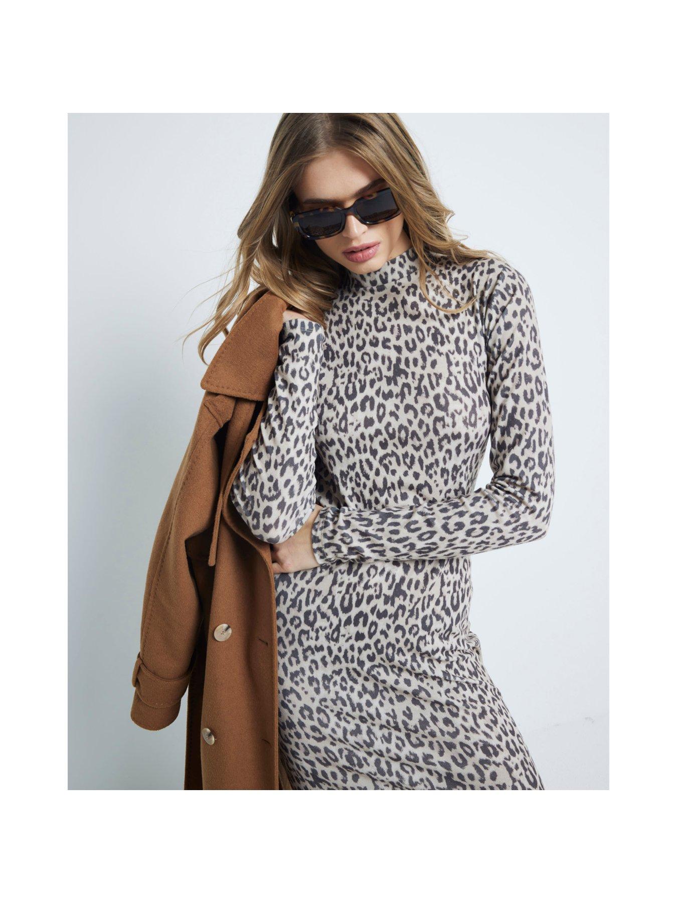 river-island-animal-print-midi-dress-brownback