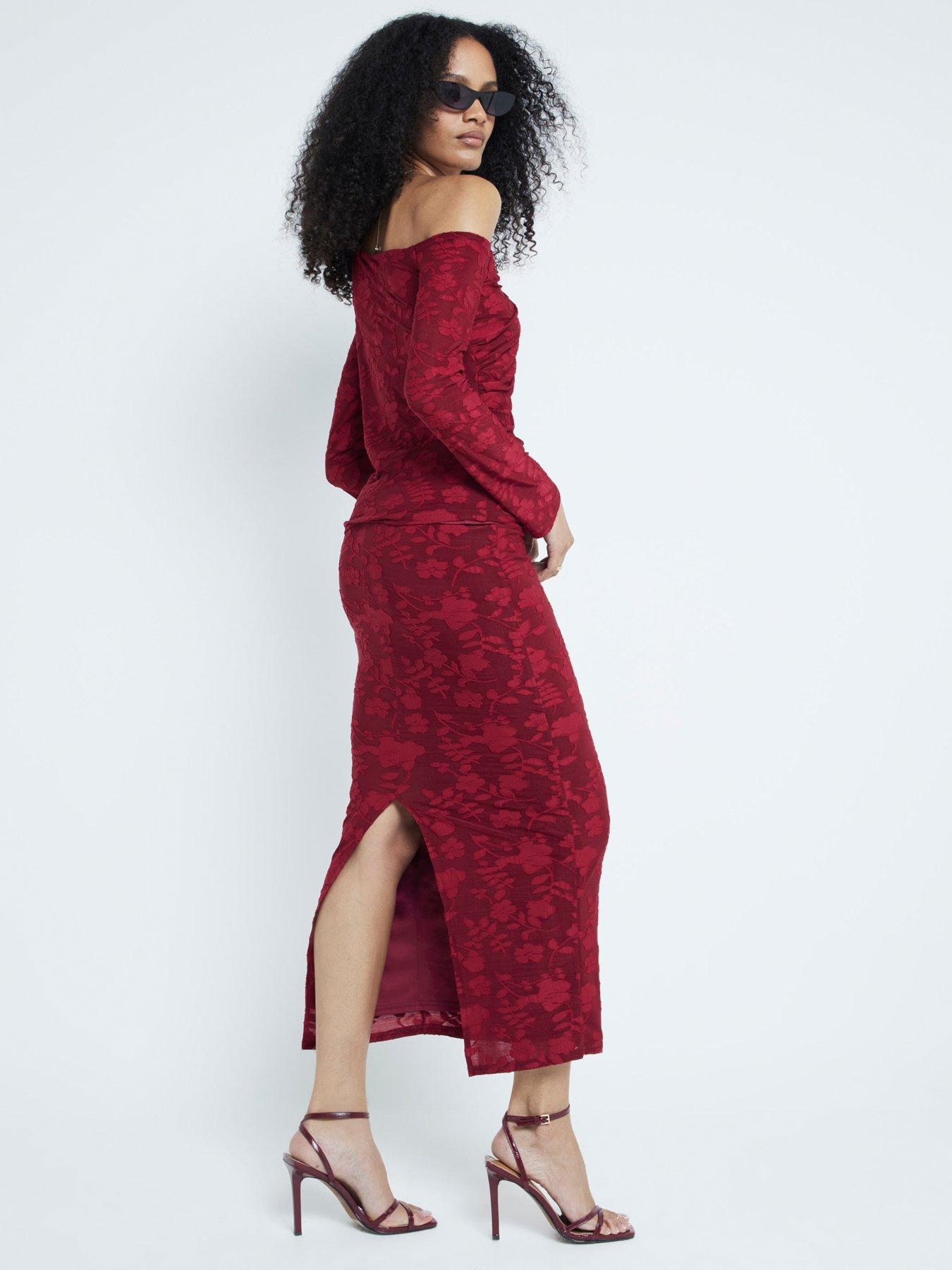 river-island-devour-midi-column-skirt-set-dark-redstillFront