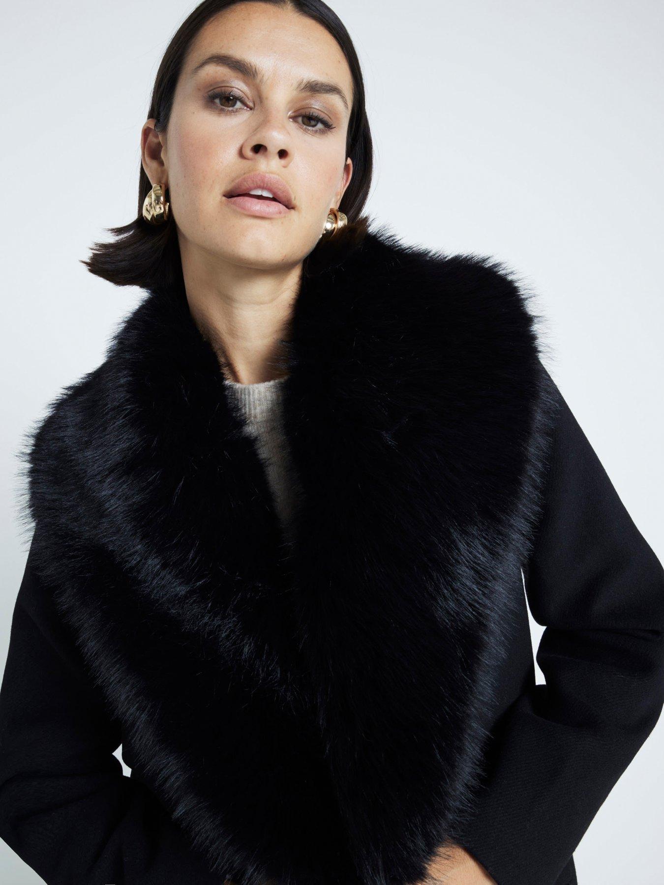 river-island-faux-fur-collar-double-breasted-coat-blackoutfit