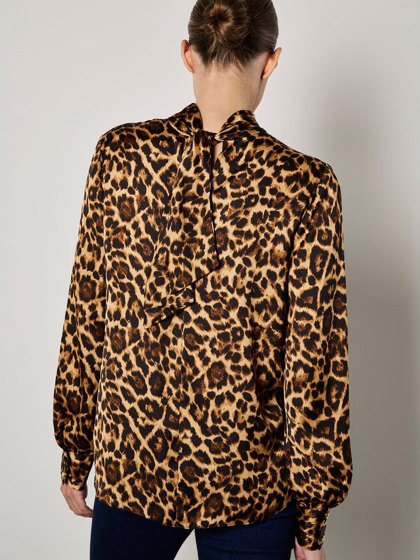 apricot-leopard-satin-high-neck-topstillFront