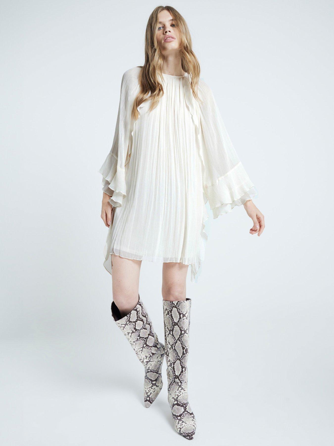 river-island-high-neck-ruffle-mini-dress-cream