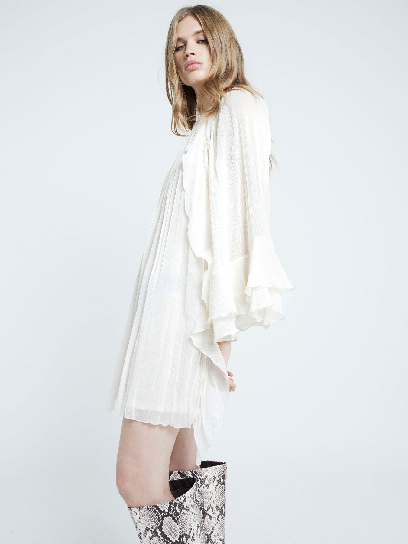 river-island-high-neck-ruffle-mini-dress-creamback