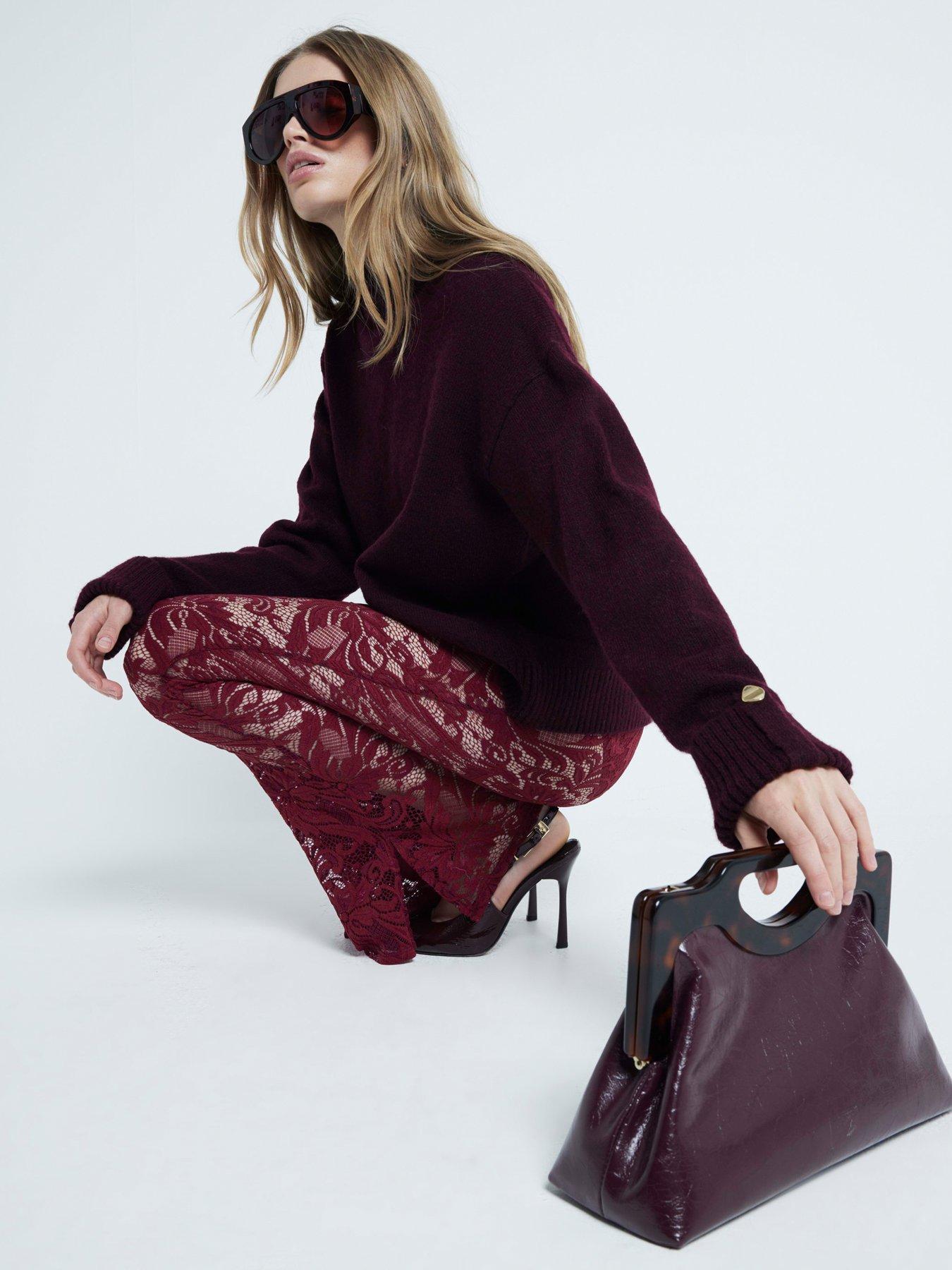 river-island-lace-boot-flare-trouser-dark-redoutfit