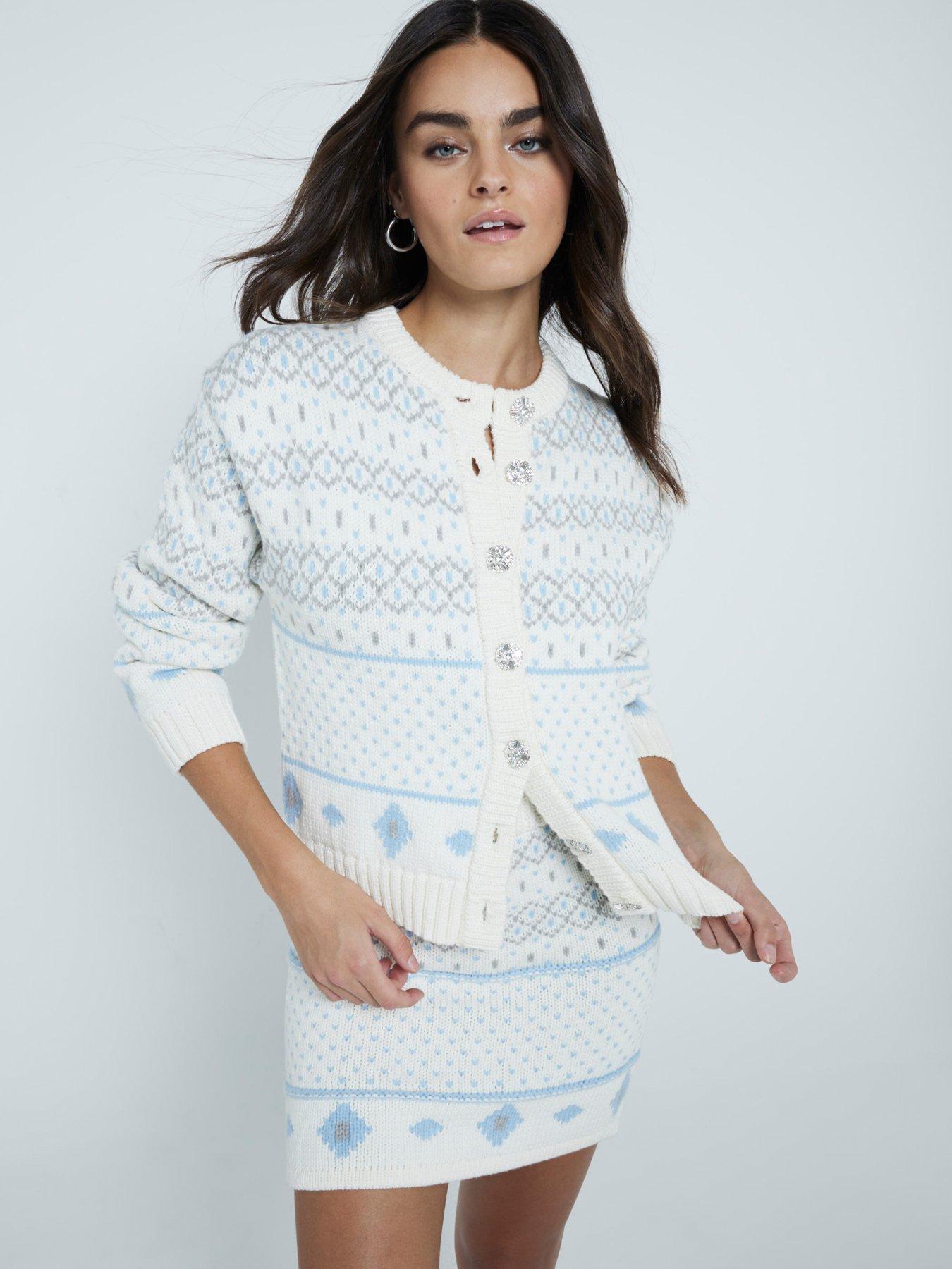 river-island-fair-isle-cardigan-cream