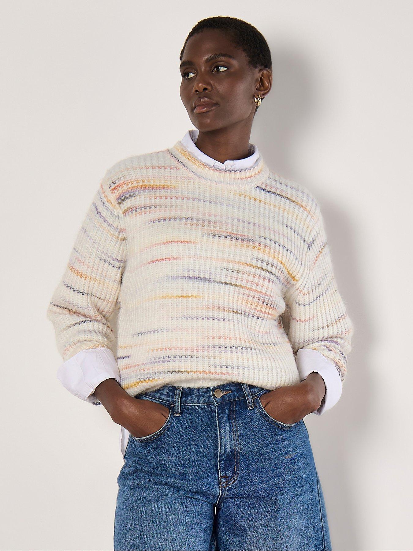 apricot-apricot-space-dye-lines-fisherman-jumper