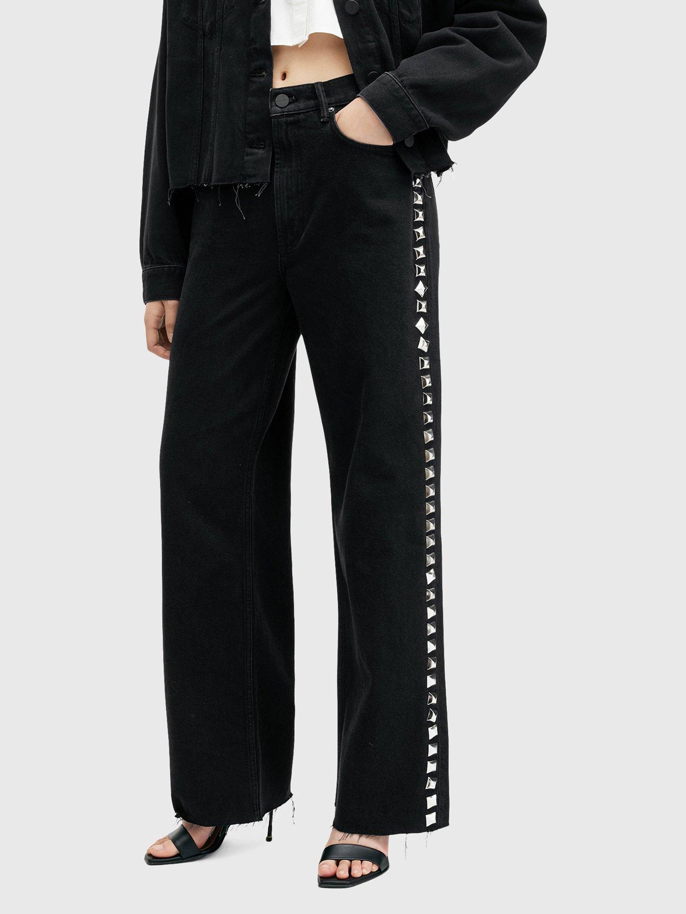 allsaints-blake-studded-wide-leg-denim-jeans-black