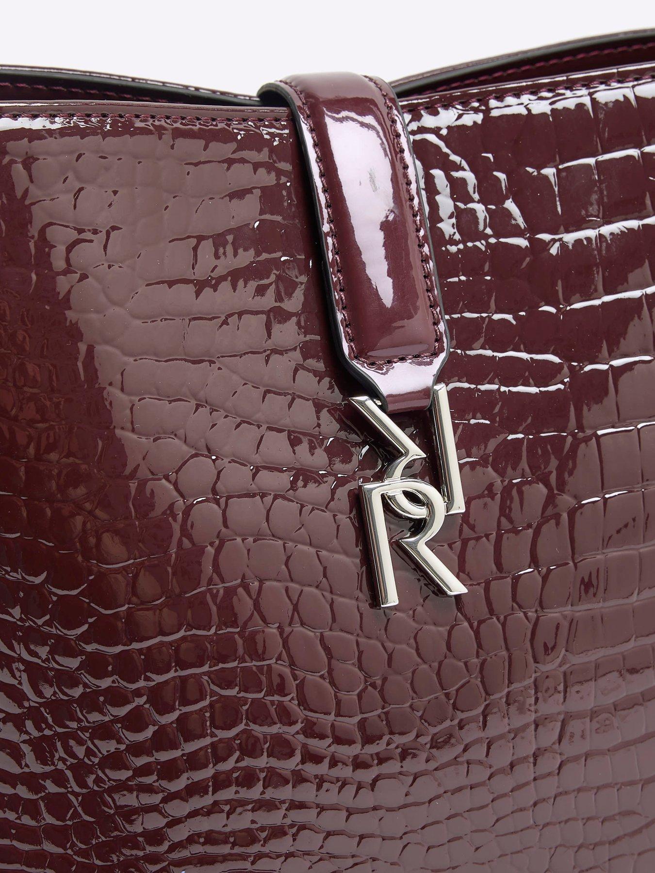 river-island-lock-croc-bucket-bag-dark-reddetail