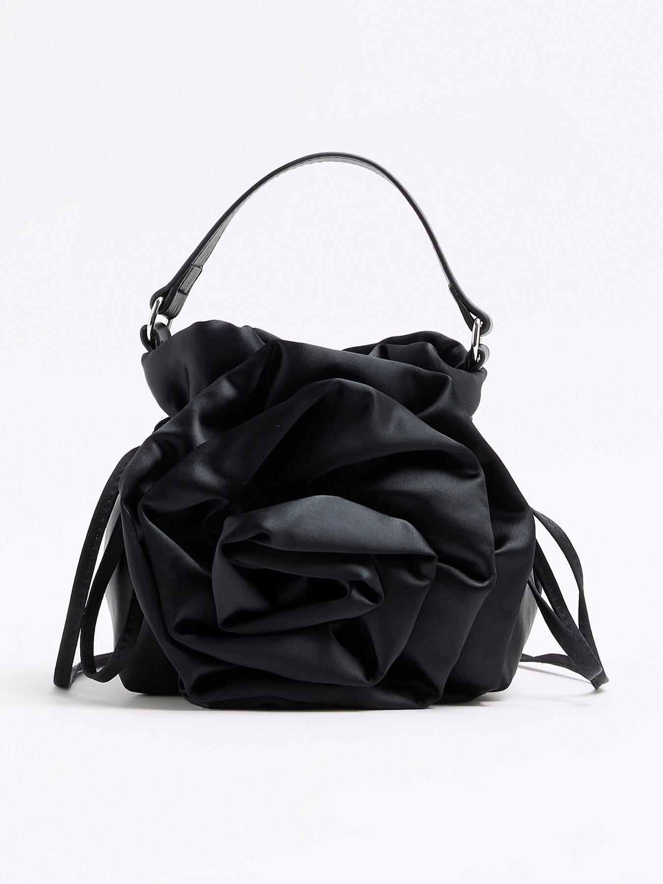 river-island-satin-corsage-bag-black