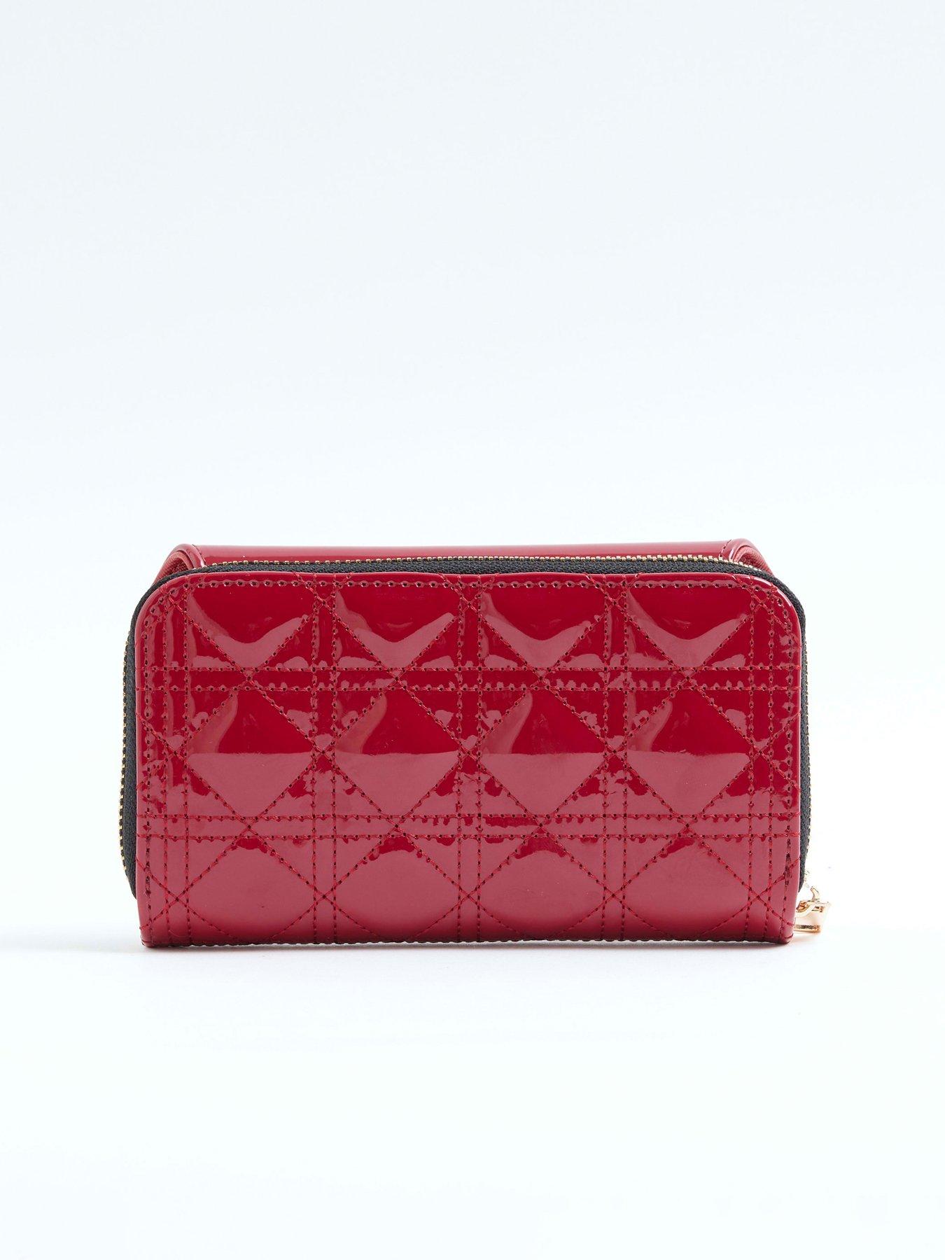 river-island-embossed-flap-purse-redstillFront