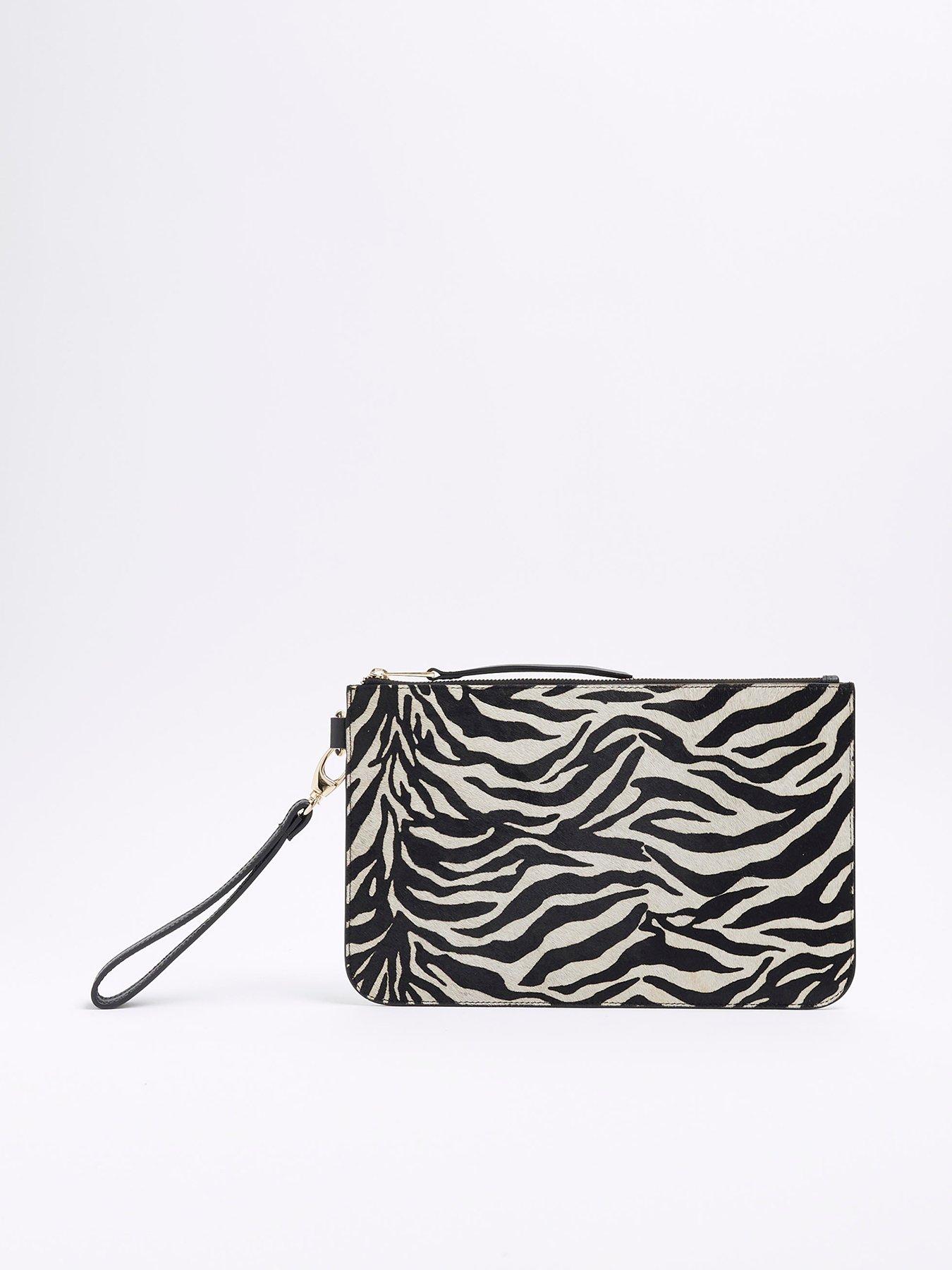 river-island-zebra-pony-pouchette-bag-blackfront