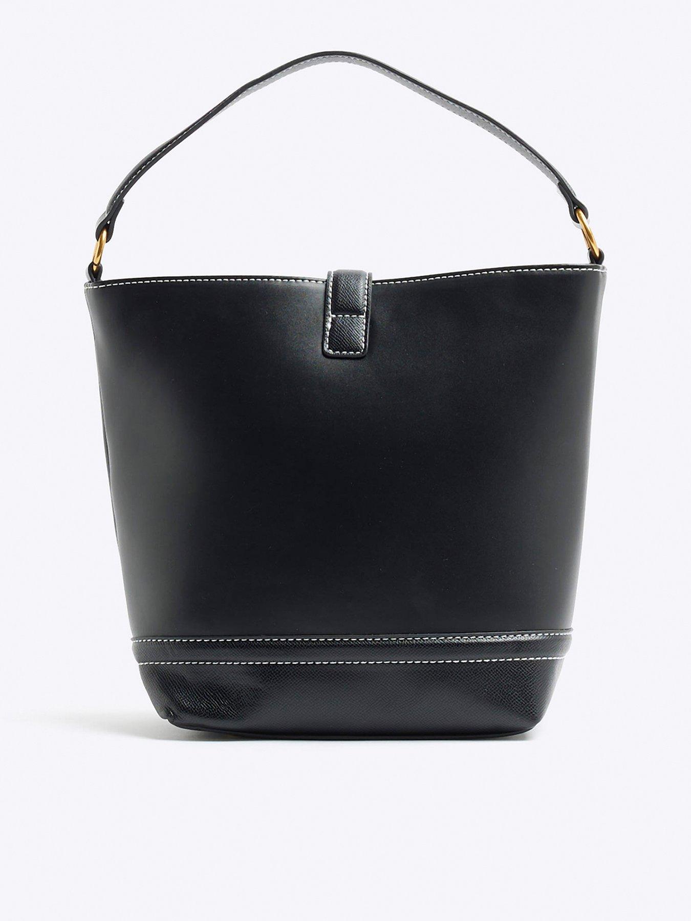 river-island-lock-bucket-bag-blackback