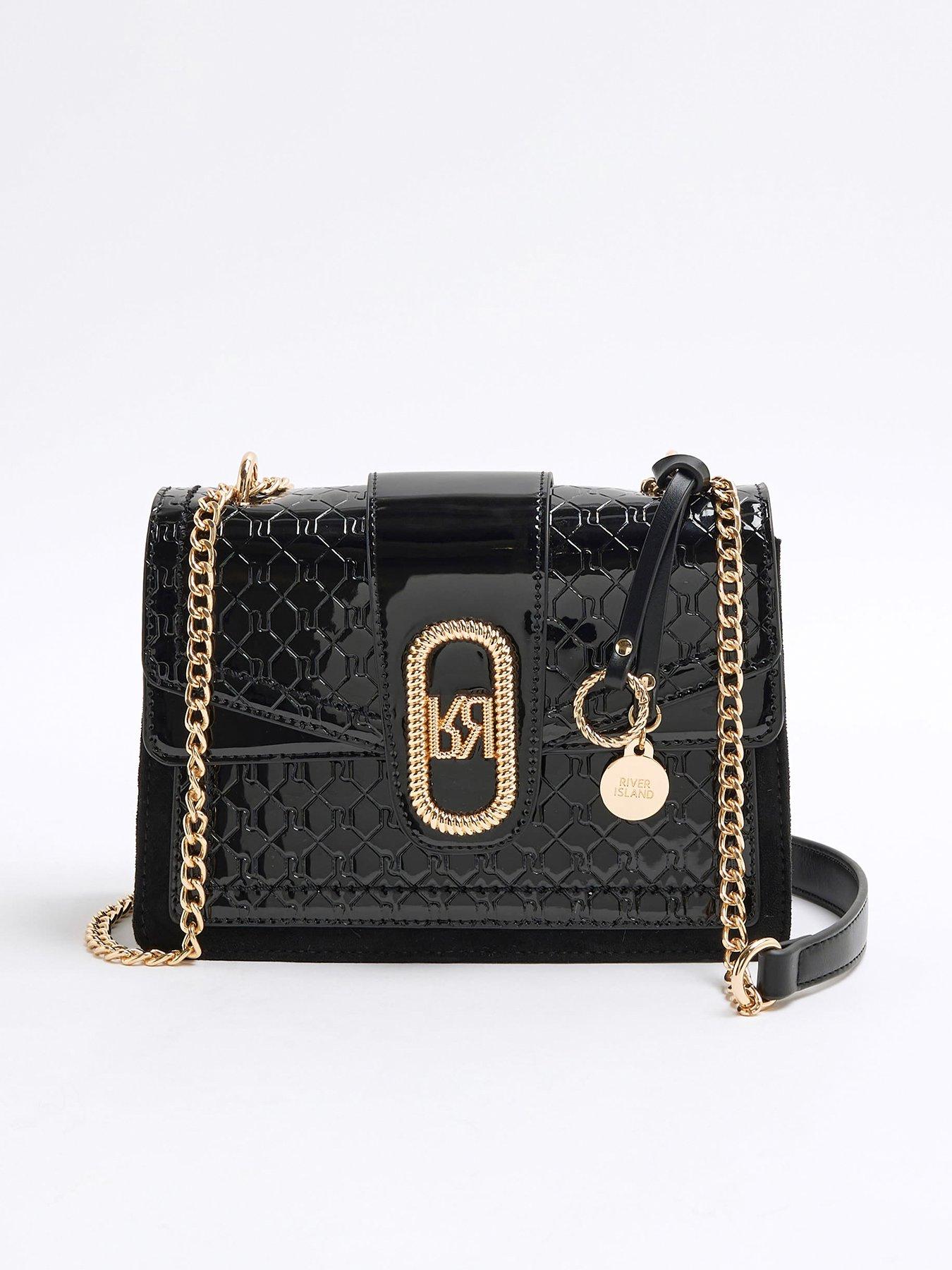 river-island-panelled-monogram-shoulder-bag-black