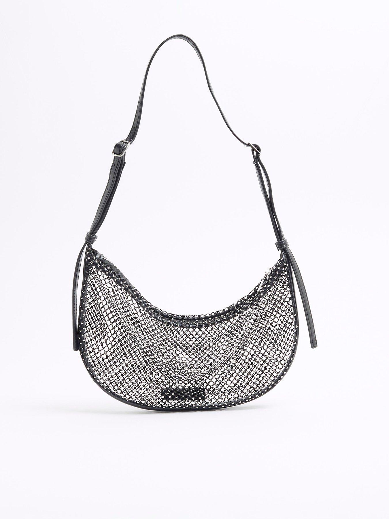 river-island-heatseal-mesh-shoulder-bag-blackback