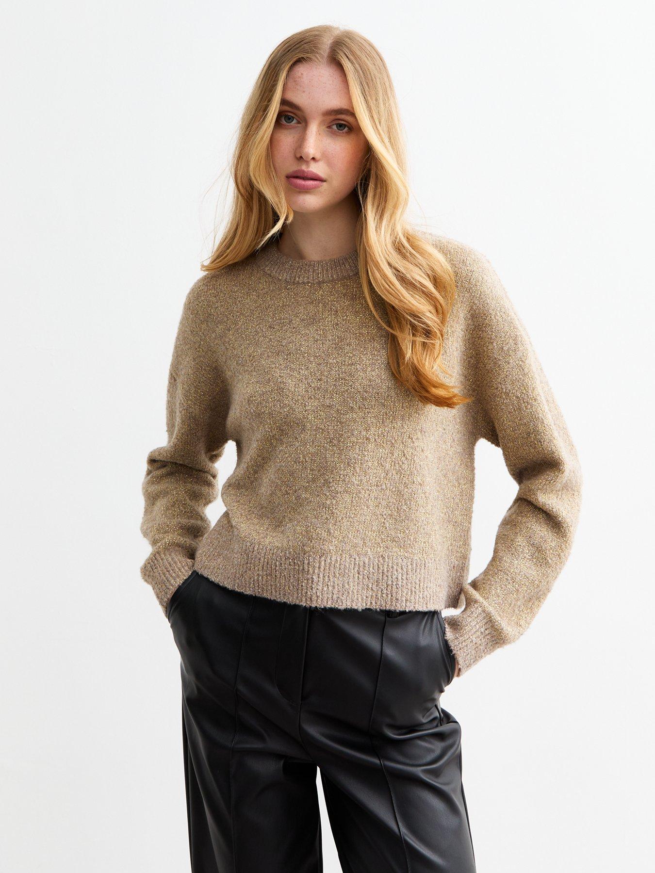 new-look-boucle-knit-jumper-mink