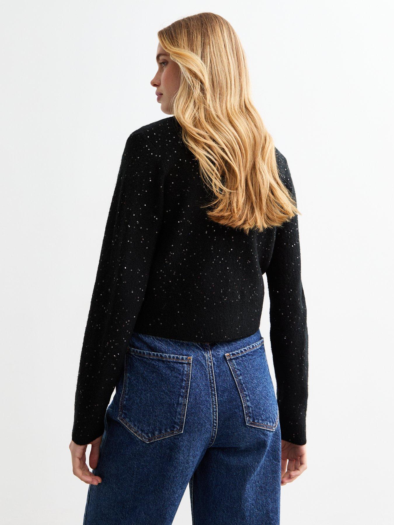 new-look-sequin-embellished-cardigan-blackstillFront