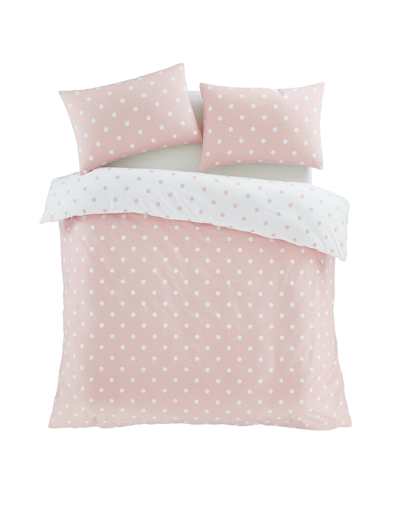 catherine-lansfield-brushed-cotton-polka-dot-duvet-cover-setstillFront