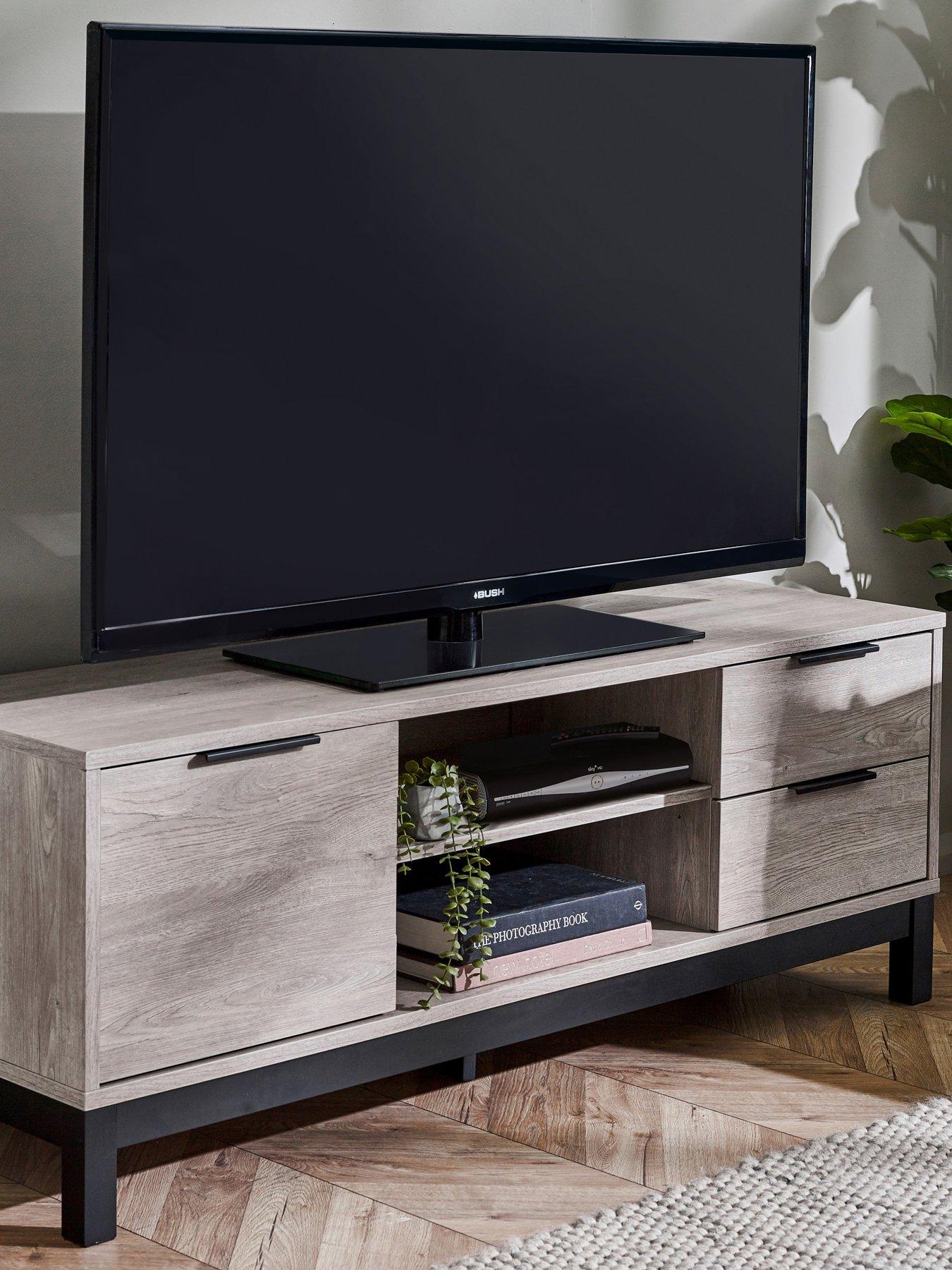 Image 1 of 7 of Julian Bowen Bali Tv Unit - Grey Oak