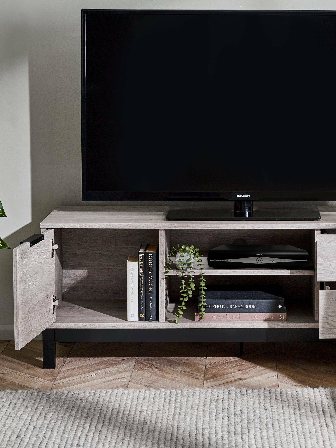 Image 5 of 7 of Julian Bowen Bali Tv Unit - Grey Oak