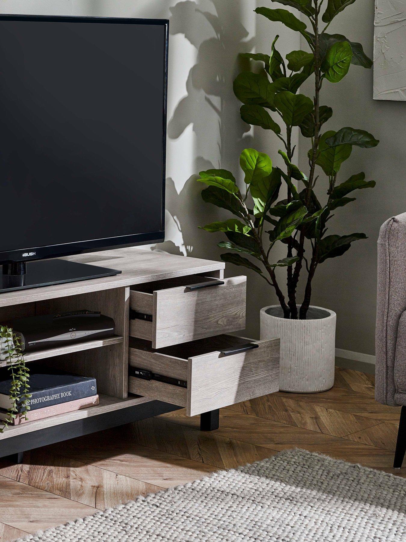 Image 6 of 7 of Julian Bowen Bali Tv Unit - Grey Oak