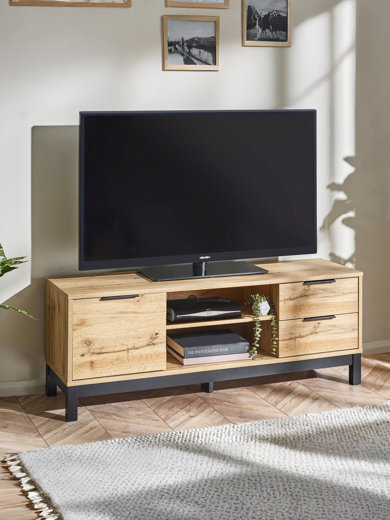 Image 1 of 7 of Julian Bowen Bali TV&nbsp;Unit - Light Oak
