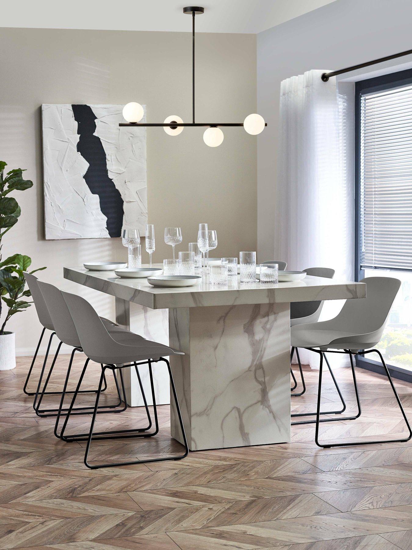 julian-bowen-rome-dining-table-white