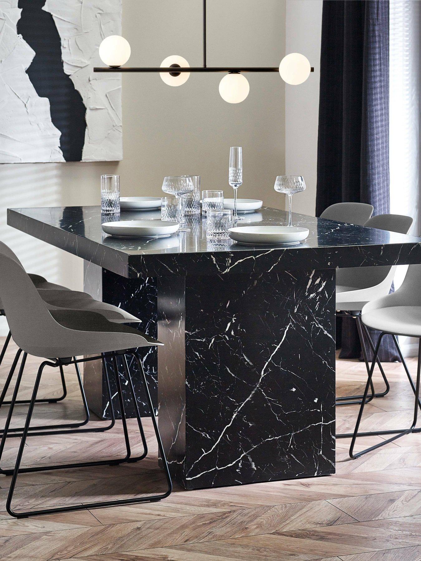 julian-bowen-rome-dining-table-black