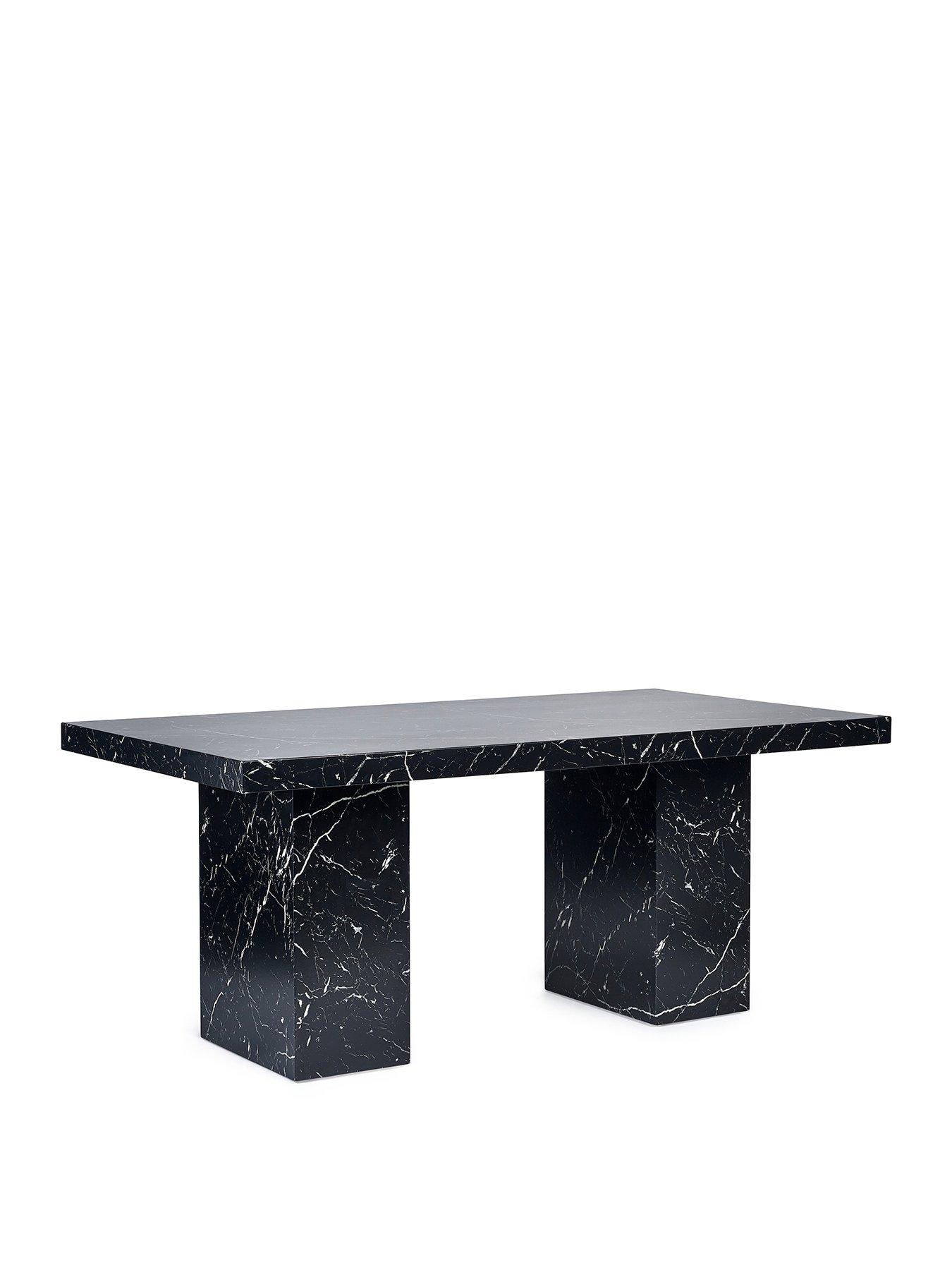 Image 2 of 7 of Julian Bowen Rome Dining Table - Black