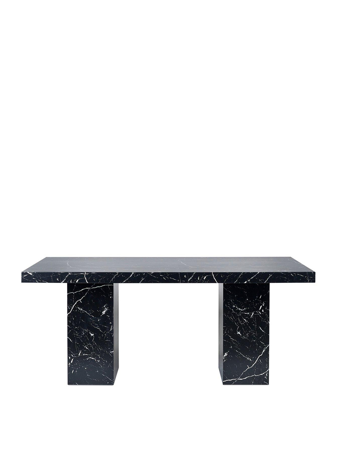 Image 3 of 7 of Julian Bowen Rome Dining Table - Black