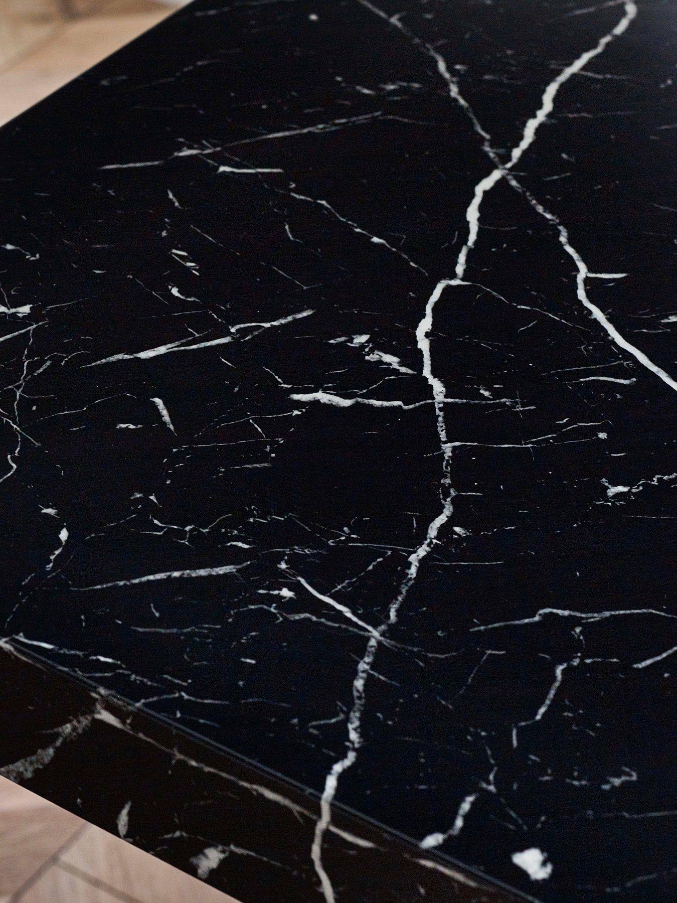 Image 6 of 7 of Julian Bowen Rome Dining Table - Black
