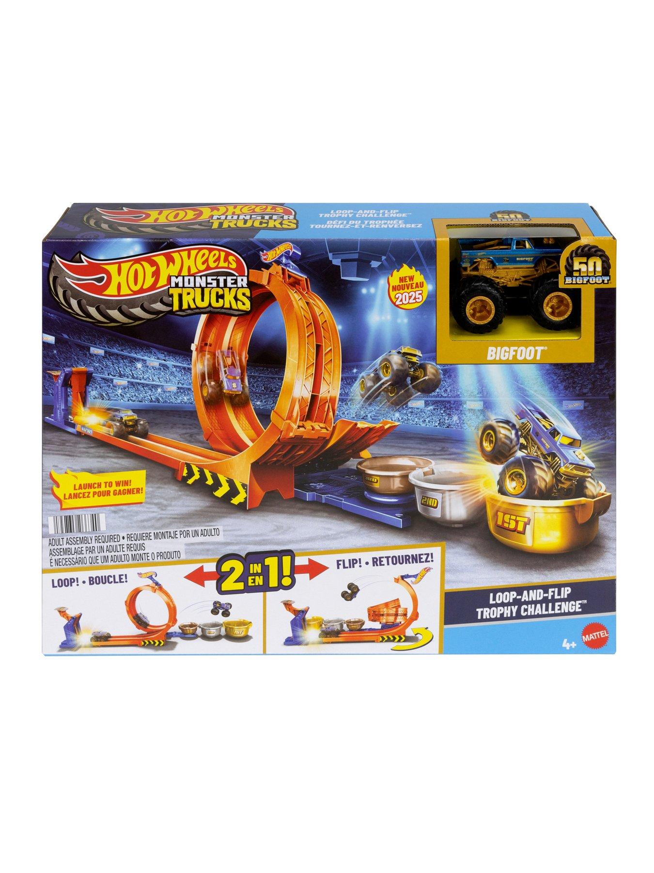 Image 6 of 6 of Hot Wheels Monster Trucks 1:64 Loop &amp; Flip Trophy Challenge