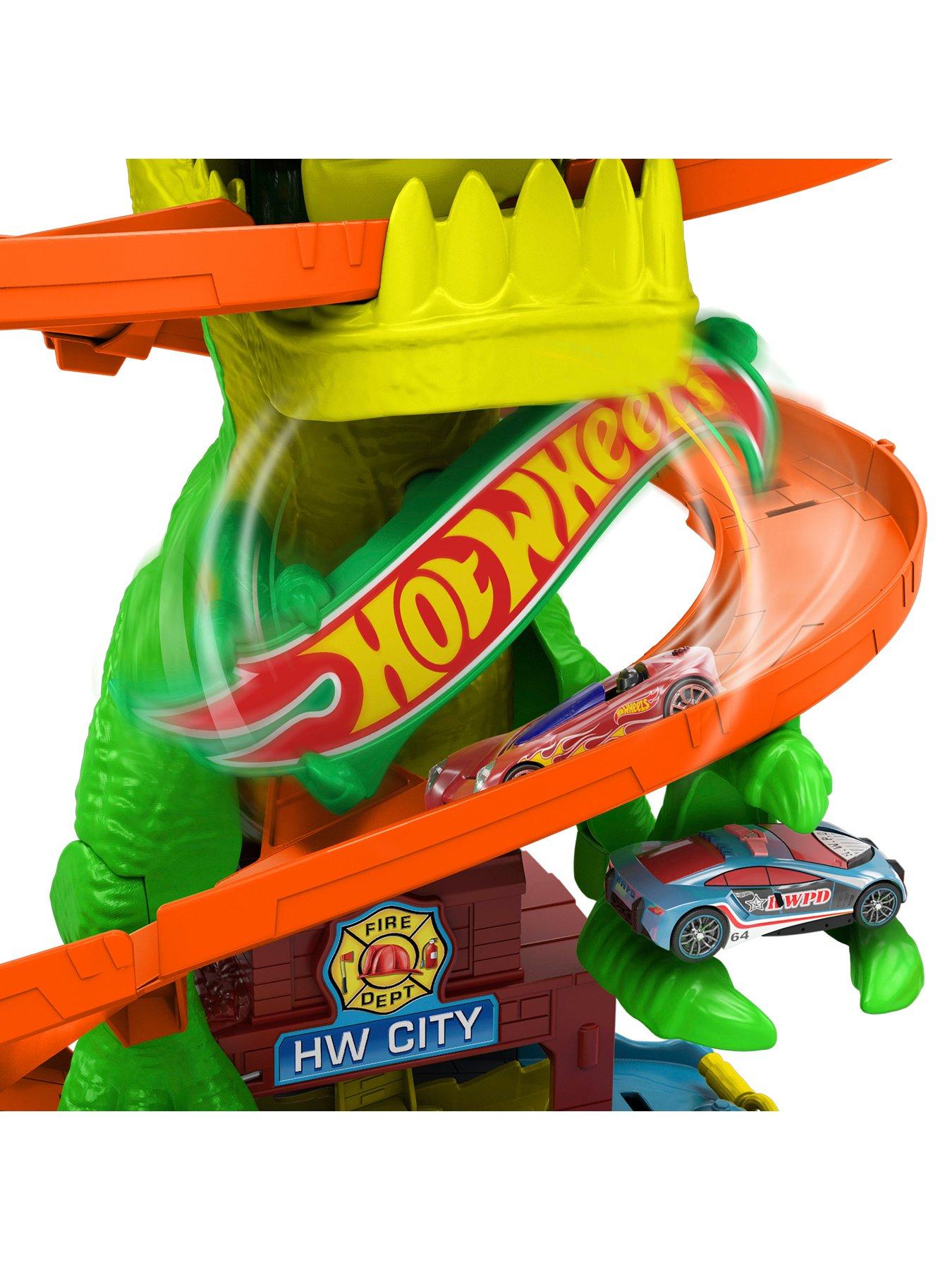 Image 3 of 5 of Hot Wheels City T-Rex Blaze Battle