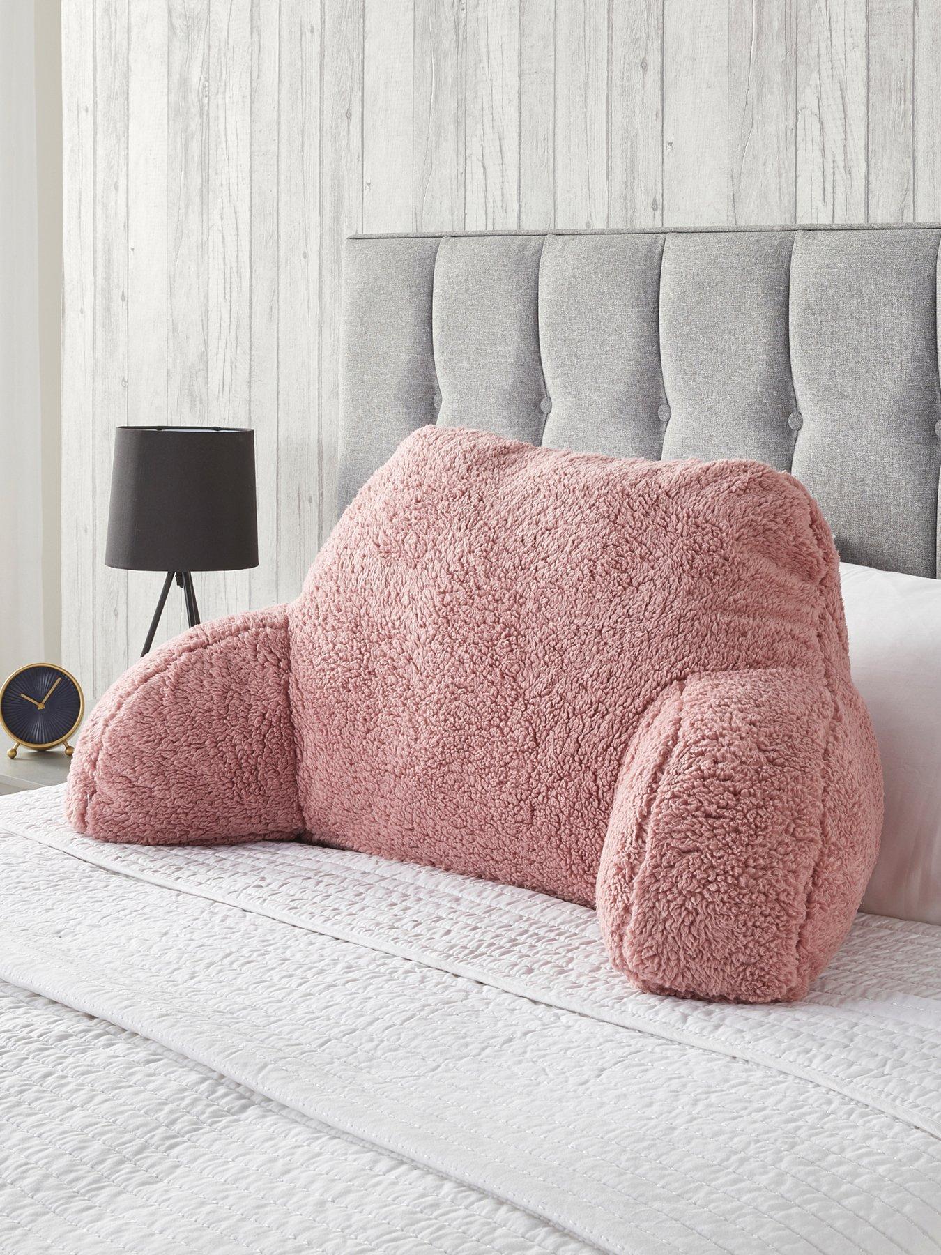 Image 1 of 4 of The Very Collection Fleece Cuddle Cushion - Pink