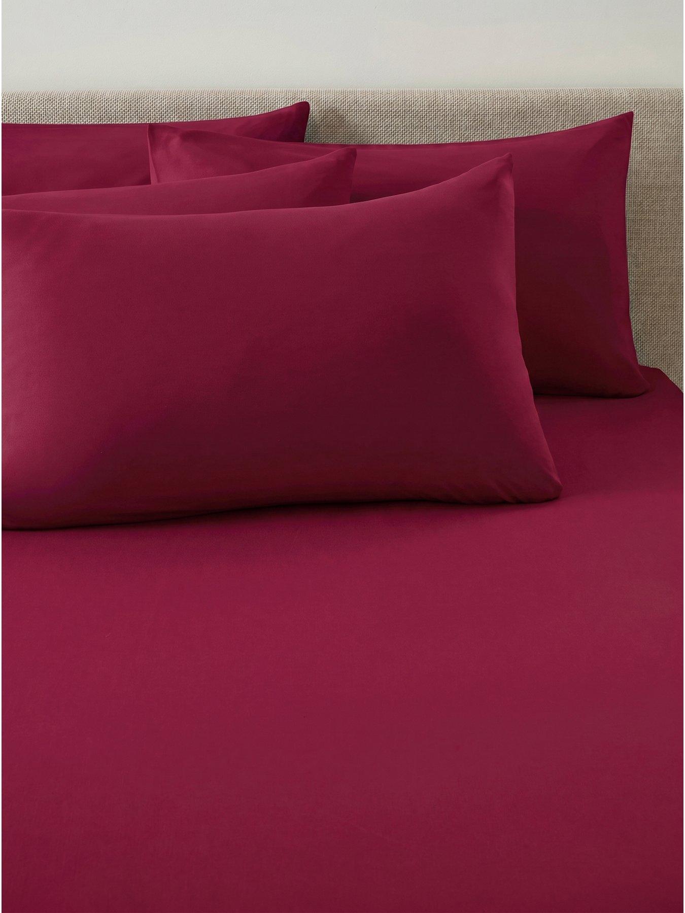 The Very Collection Super Soft Easy Iron Pack of 4 Pillowcases