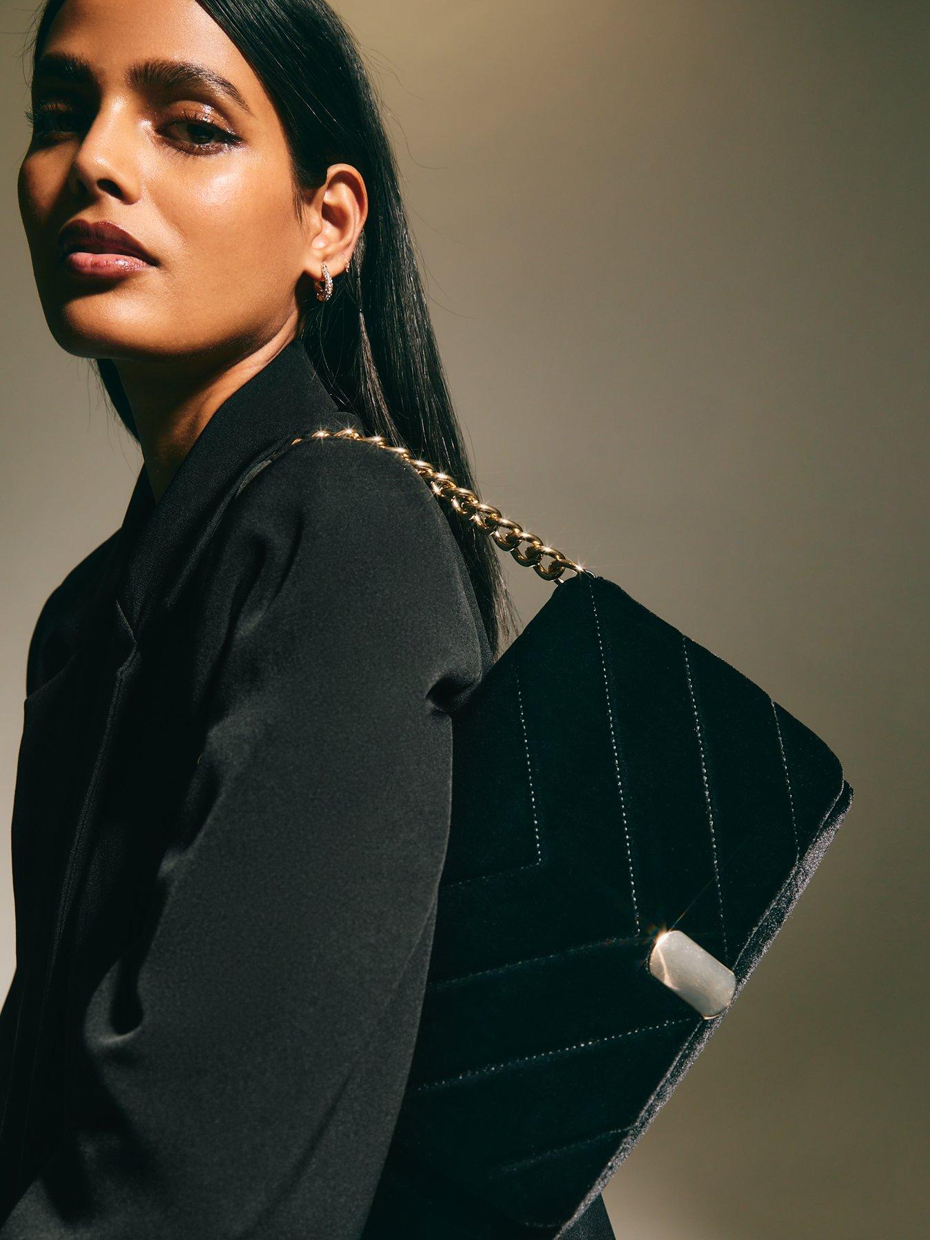 new-look-black-quilted-velvet-crossbody-bagstillFront