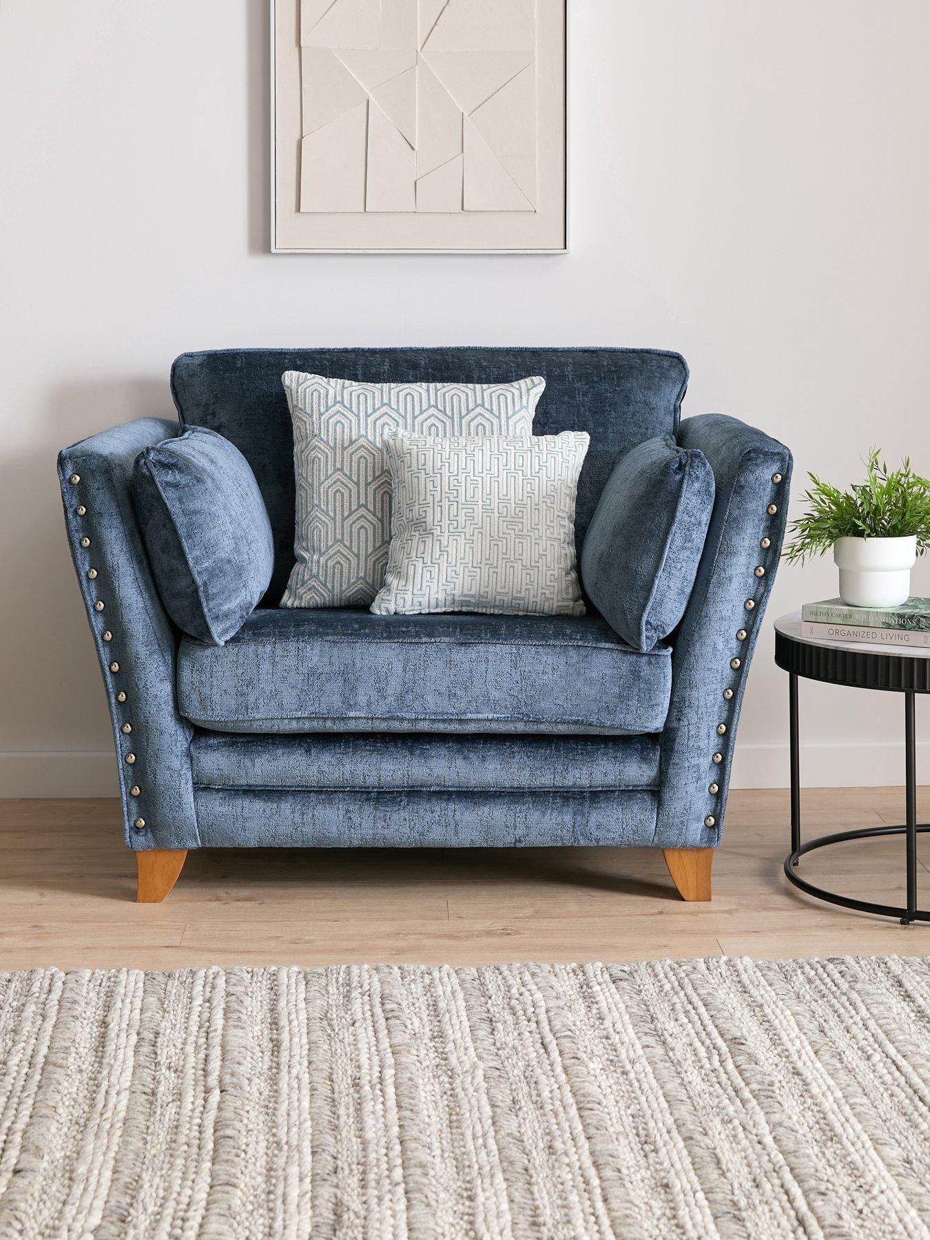 Image 1 of 6 of Very Home Lavello Fabric Snuggle&nbsp;Chair&nbsp;- Made to Order in the UK
