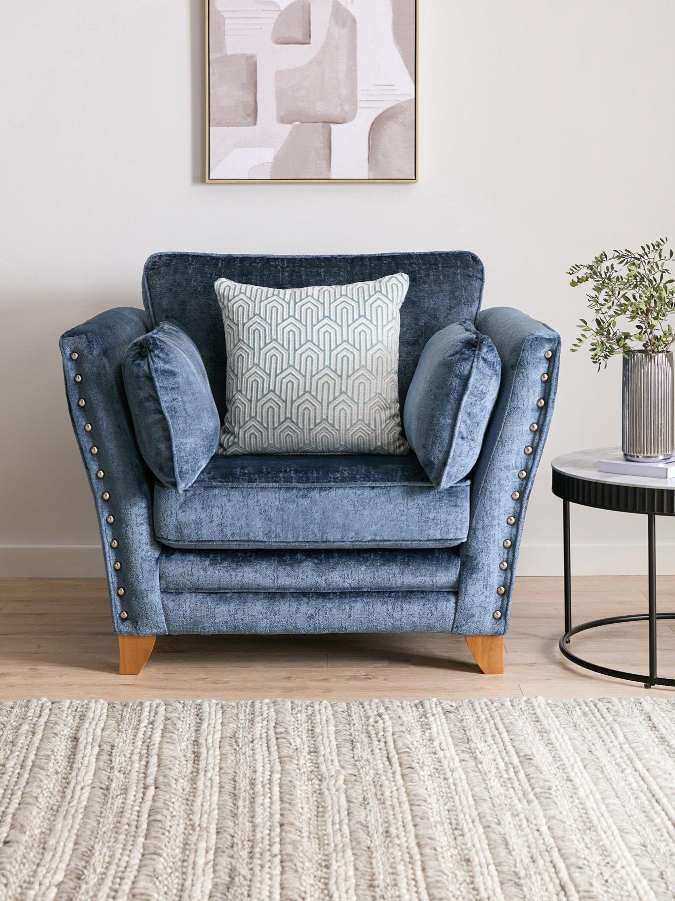 Image 1 of 6 of Very Home Lavello Fabric Armchair&nbsp;- Made in the UK