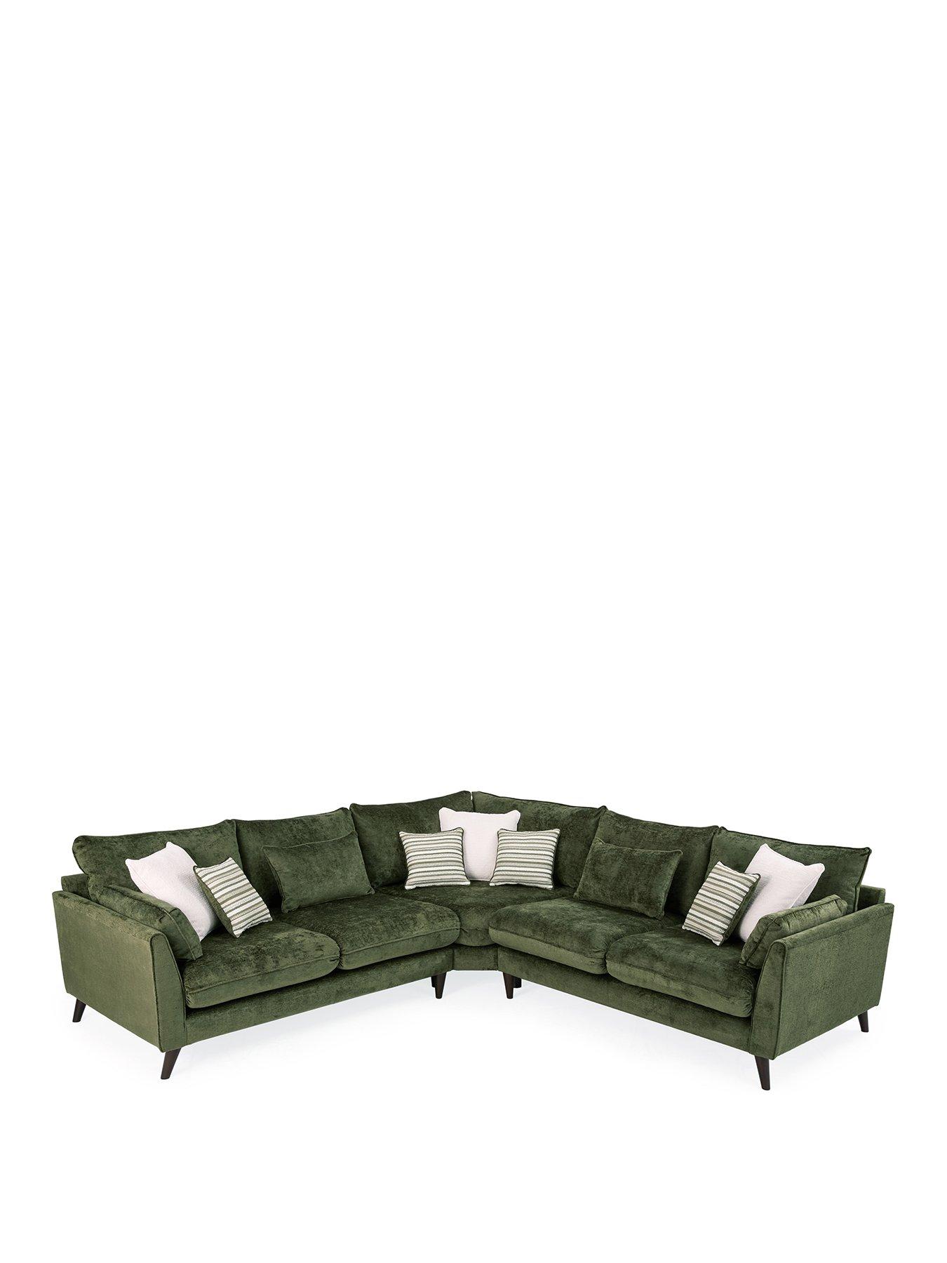 Image 2 of 6 of The Very Collection Sanremo Fabric Corner Group Sofa&nbsp;- Made in the UK