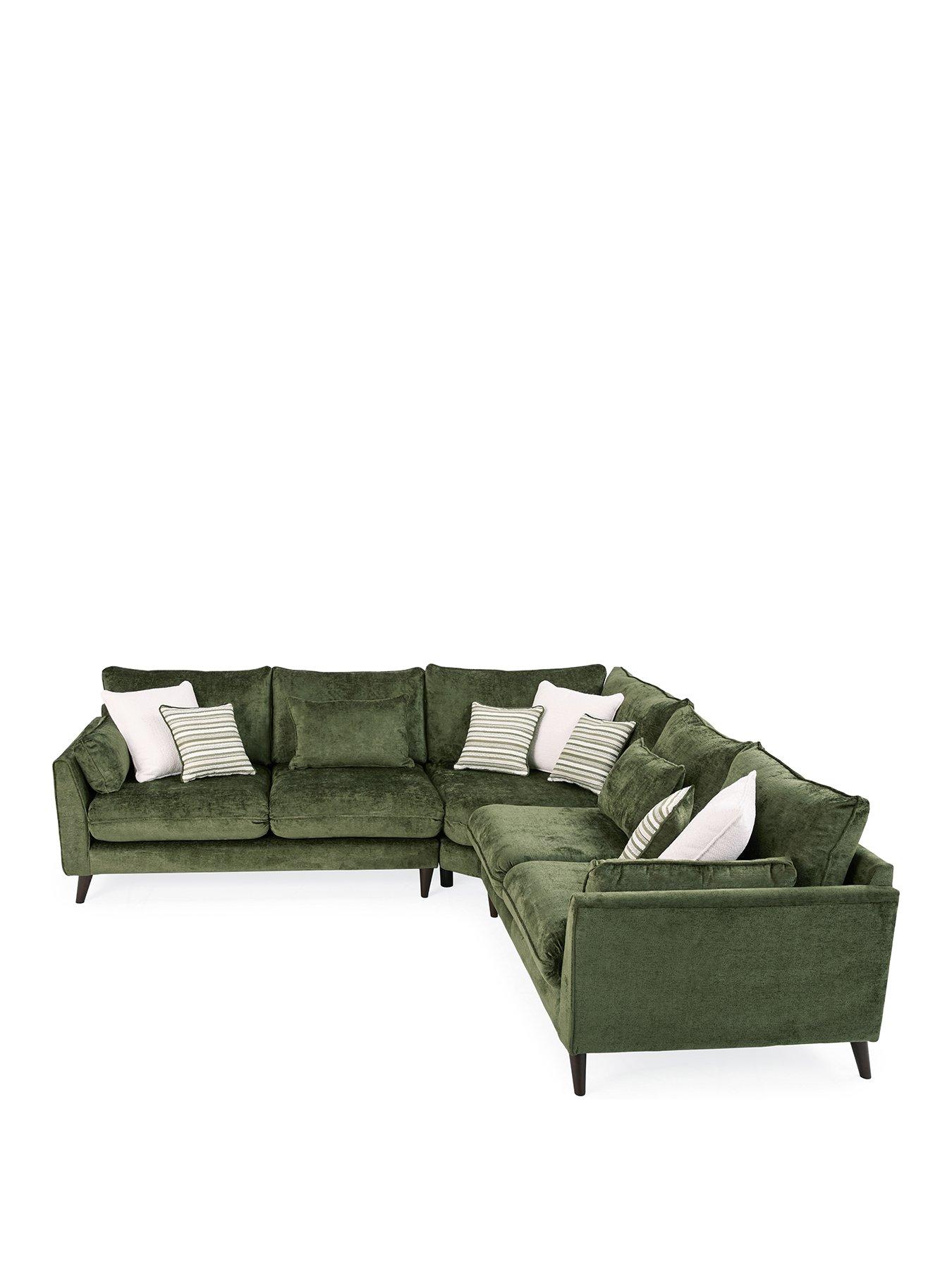 Image 3 of 6 of The Very Collection Sanremo Fabric Corner Group Sofa&nbsp;- Made in the UK