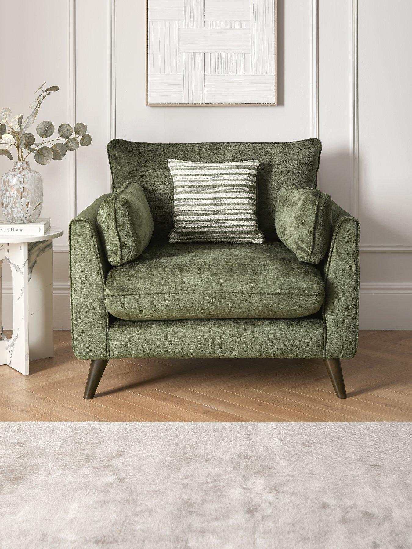 Very Home Sanremo Fabric Armchair - Made in the UK