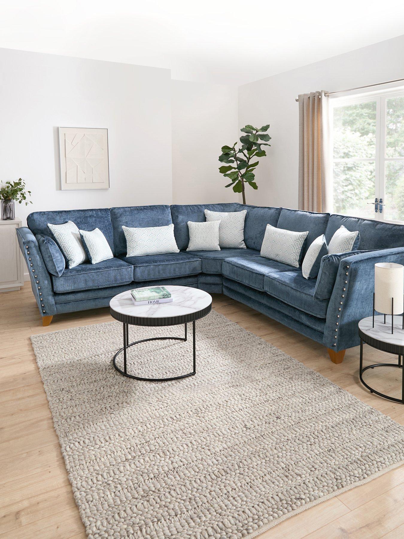 Image 1 of 6 of Very Home Lavello Fabric Corner Group Sofa&nbsp;- Made to Order in the UK